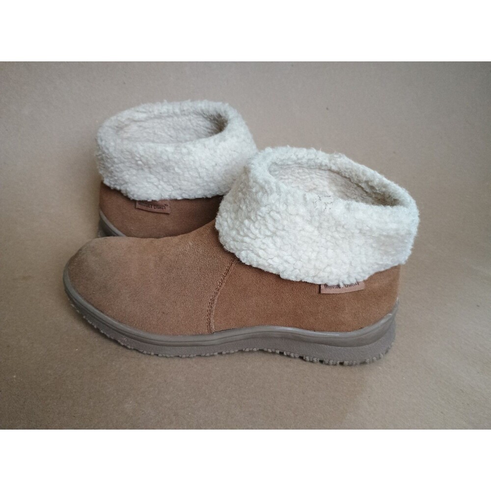 Minnetonka Southtown Suede Water Resistant Ankle Boots Size 6